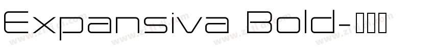 Expansiva Bold字体转换